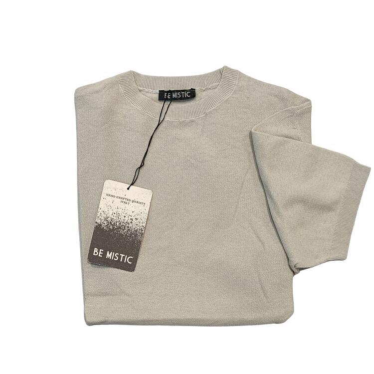 T-SHIRT GIROCOLLO IN MAGLINO BE MISTIC 668A Be Mistic