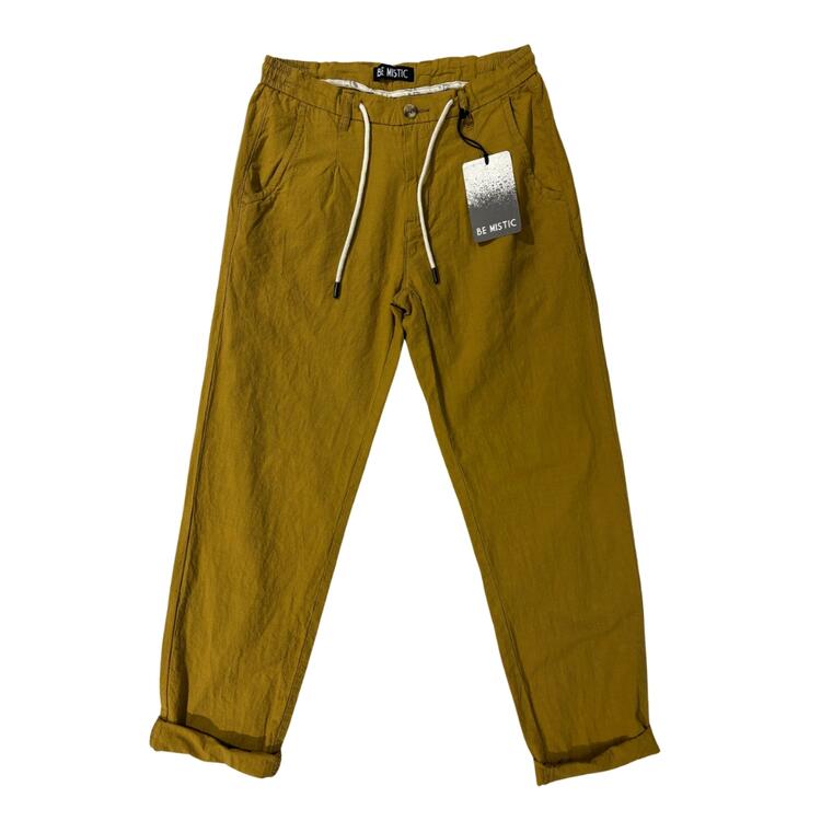 BE MISTIC PT002078 MEN'S LINEN EFFECT LACE TROUSERS Be Mistic