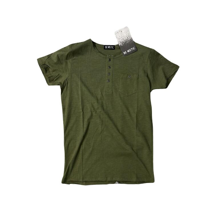 T-SHIRT UOMO FIAMMATA SERAFINO CON TASCHINO BE MISTIC 369U Be Mistic