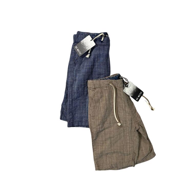 HERREN-BERMUDAS MIT LEINEN-EFFEKT BE MISTIC 611U Be Mistic
