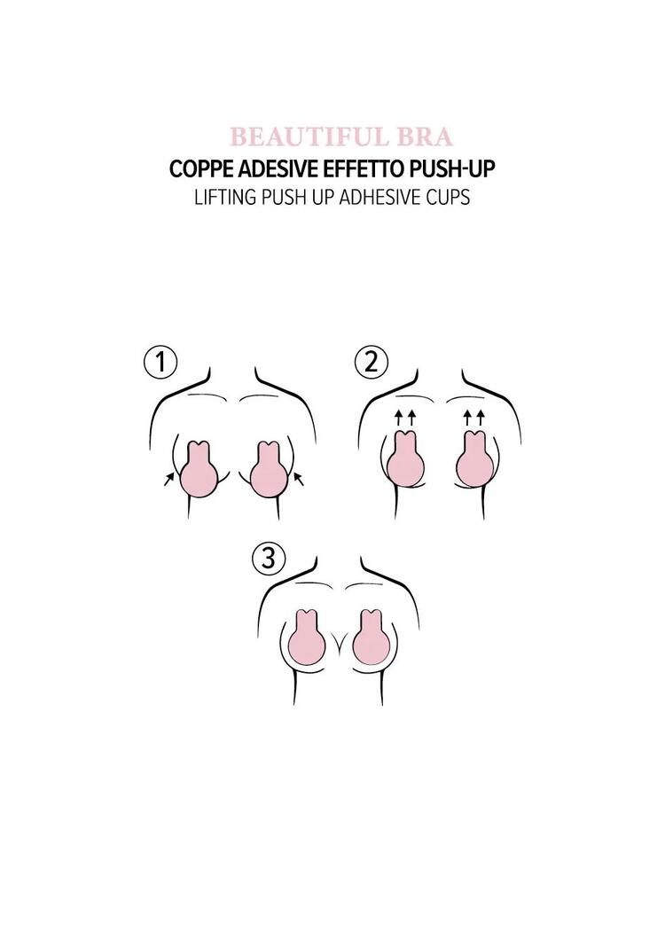 Coppe adesive effetto push-up LoveandBra Beautiful Bra LOVE AND BRA