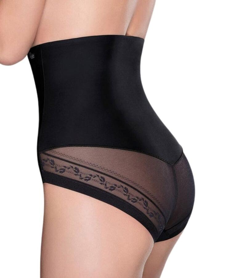 Guainetta vita ALTA in microfibra e tulle operato Leilieve Sculpt C4685 LEILIEVE