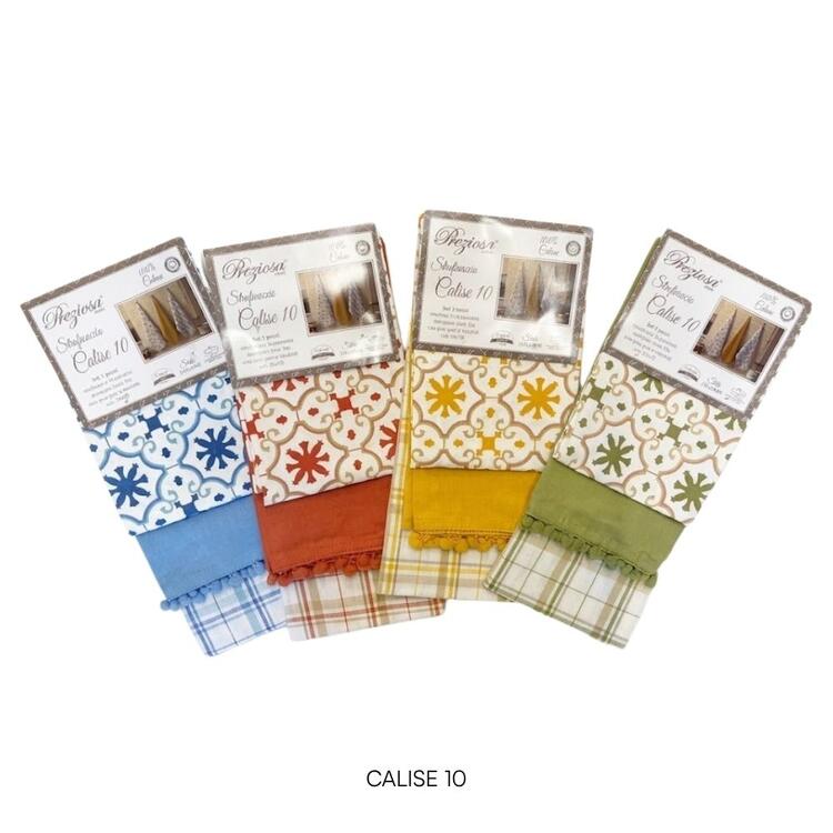 SET 3 STROFINACCI CUCINA PREZIOSA CALISE Preziosa