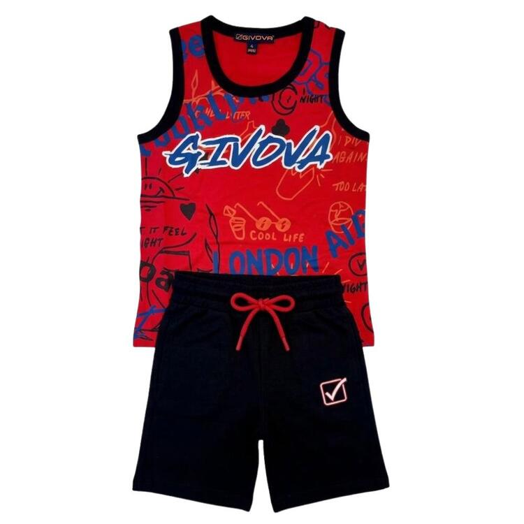 COMPLETO CORTO BAMBINO GIVOVA CCC0104 Givova