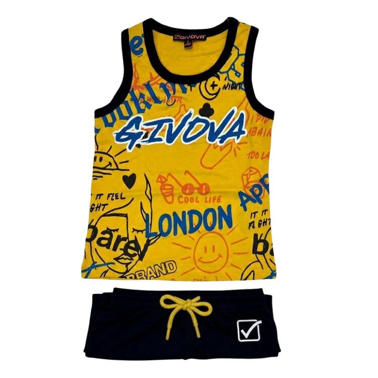 COMPLETO CORTO BAMBINO GIVOVA CCC0104 Givova