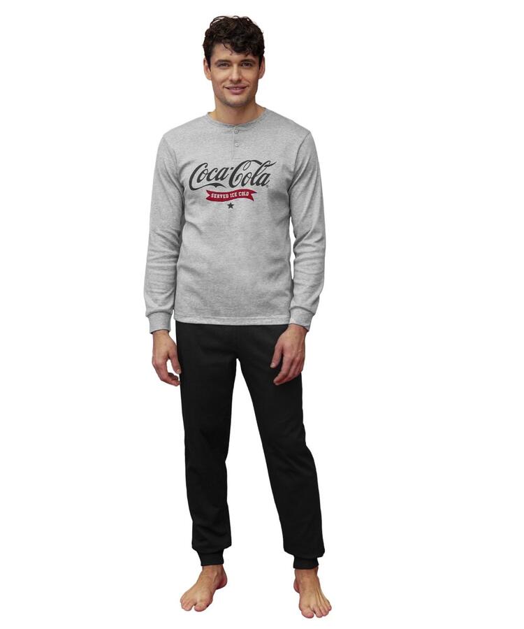 Pigiama uomo in jersey di cotone caldo Sabor Coca Cola CCM7637 COCA COLA