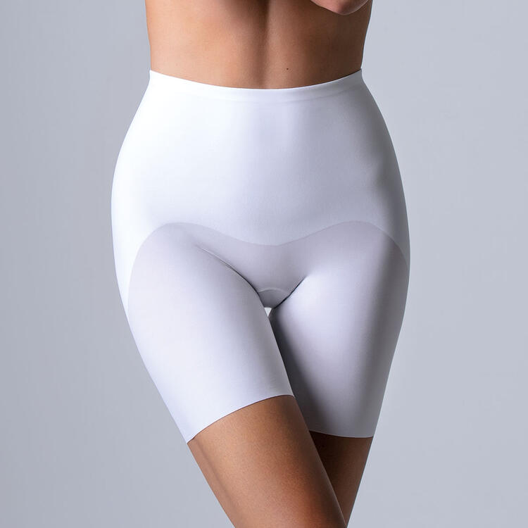 Cotonella CD033 women's high-waisted, laser-cut, shaping, anti-marking cyclist. Cotonella