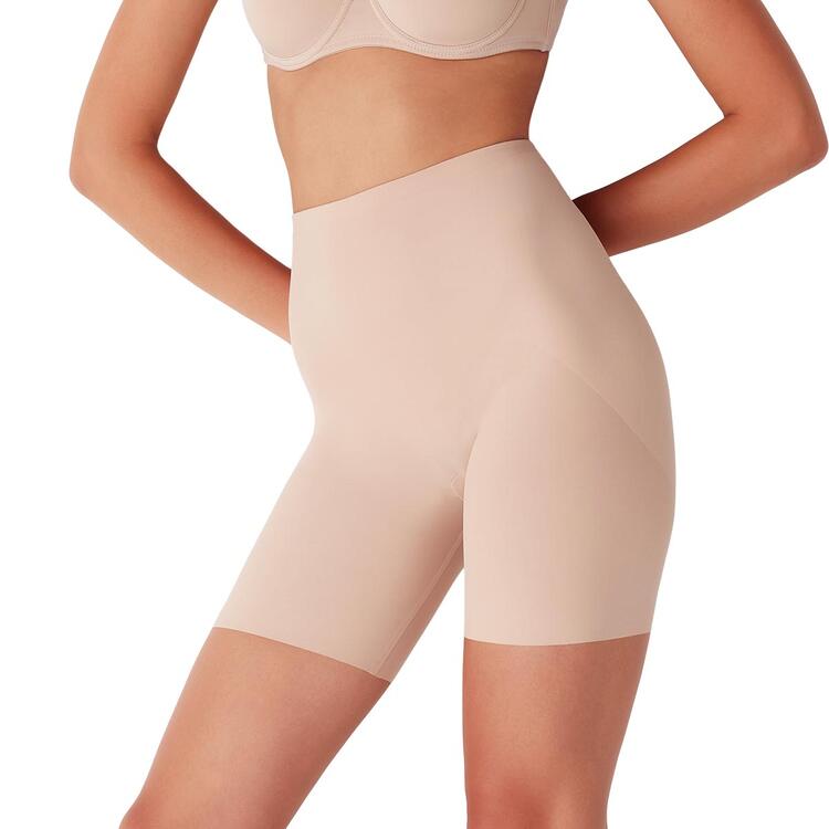Cotonella CD033 women's high-waisted, laser-cut, shaping, anti-marking cyclist. Cotonella