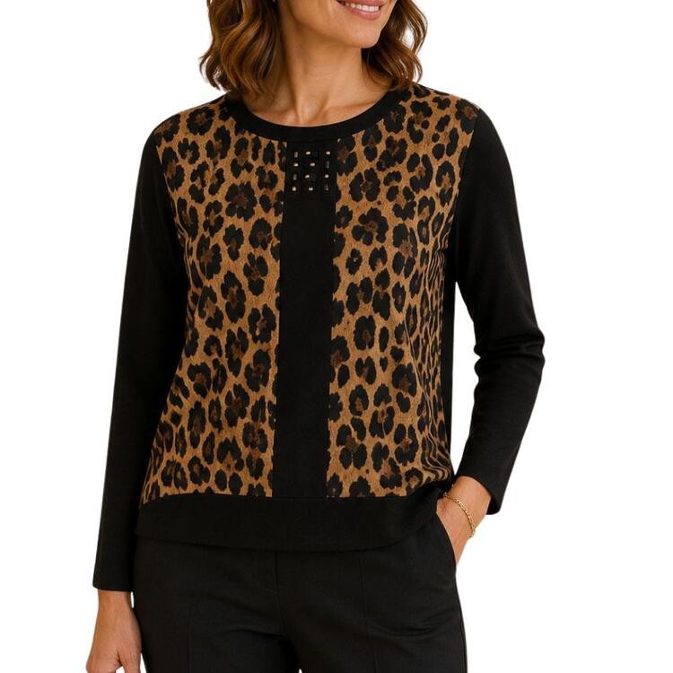 Maglia donna animalier Chiara Autieri ma4127 CHIARA AUTIERI