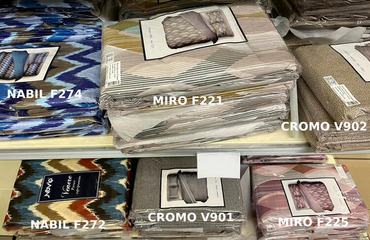 PARURE COPRIPIUMINO COTONE LETTO A DUE PIAZZE VENERE NOVIA NOVIA