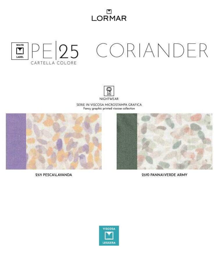 Lormar Coriander COR652573 Women's Printed Viscose Long Sleeve Pyjamas Lormar