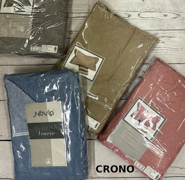 COMPLETO LETTO SINGOLO IN FLANELLA VENERE NOVIA NOVIA