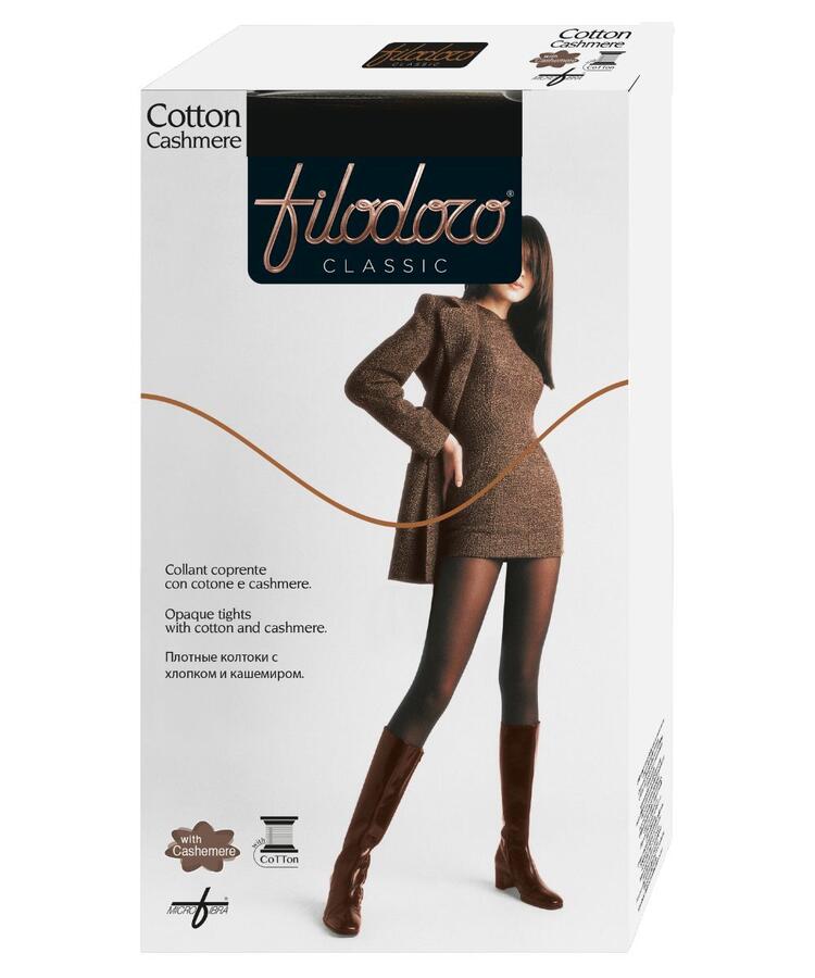 Collant donna in cotone e cashmere Filodoro Cotton Cashmere Filodoro