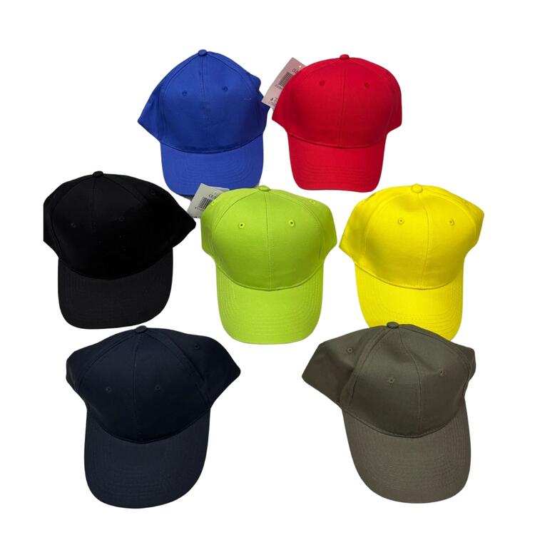 UNISEX SOLID COLOR BASEBALL CAP MESS