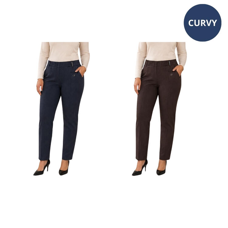 Pantalone donna curvy 70448 Carla Ferroni CARLA FERRONI