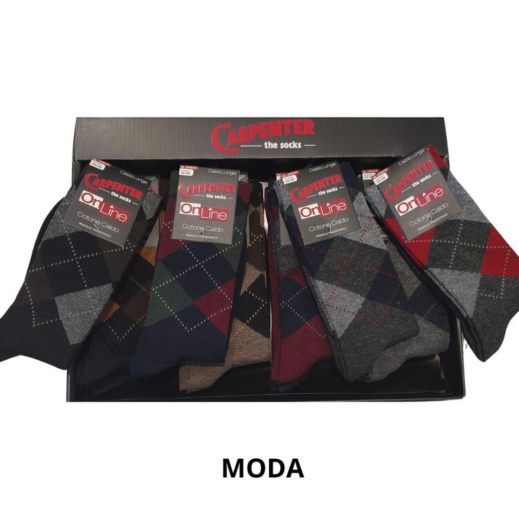 Calza lunga uomo in caldo cotone Carpenter 0351 Teacher (1 paio) Carpenter