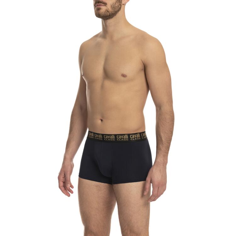 BOXER UOMO IN COTONE ELASTICIZZATO CAVALLI CLASS QXO01F (2 CAPI) CAVALLI