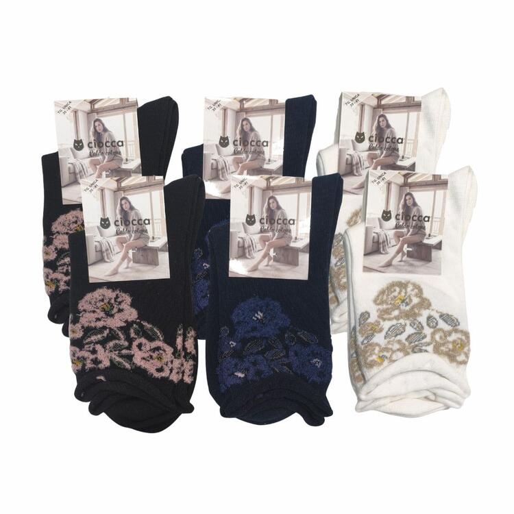 Women's short socks in warm cotton Ciocca CID9940 Ciocca