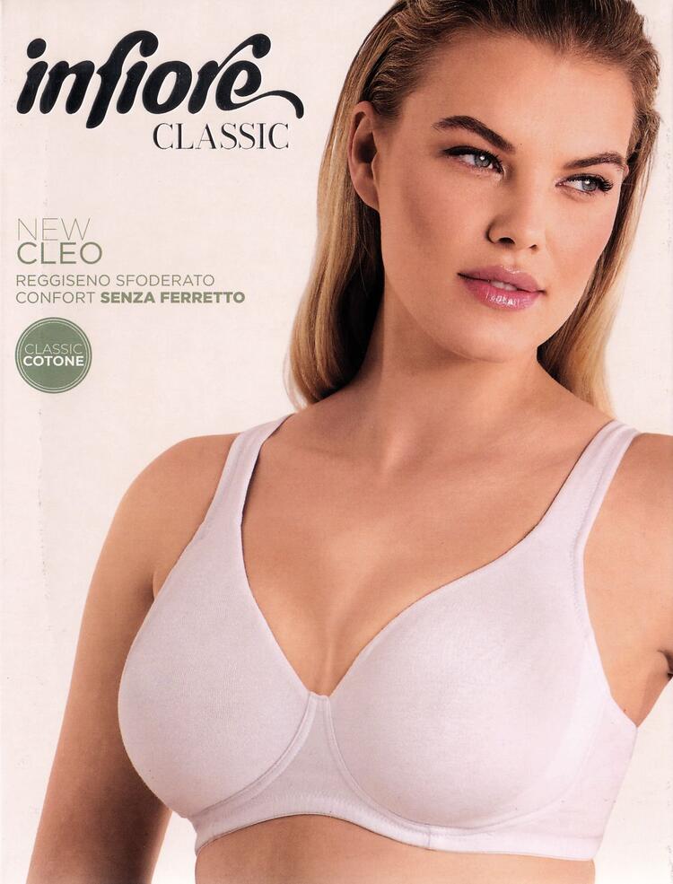 Reggiseno senza ferretto in cotone Infiore Cotton Touch New Cleo Infiore