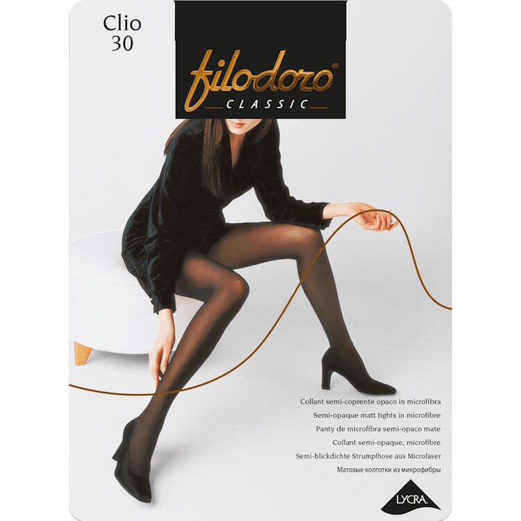 Collant donna semi coprente in microfibra Filodoro Clio 30 Filodoro