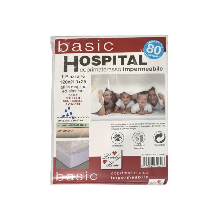 Coprimaterasso impermeabile Basic Hospital 1 piazza e mezzo Lovely Home LOVELY HOME