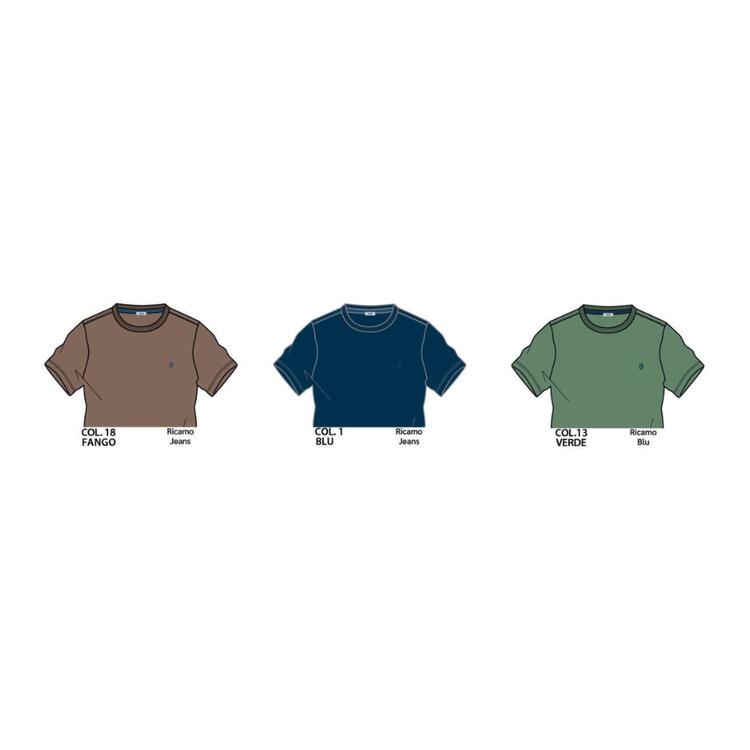 T-SHIRT UOMO OVER GIROCOLLO IN COTONE OTJ2030 COVERI Coveri Moving