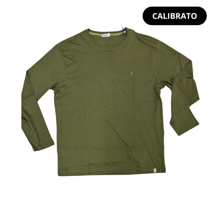 T-SHIRT UOMO MANICA LUNGA COTONE OVER OTJ1666 COVERI 3XL-6XL Coveri Moving