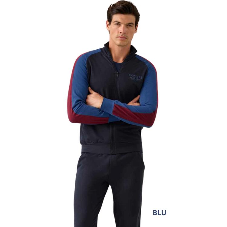 TUTA UOMO FULLZIP COTONE COVERI EA1046 COVERI
