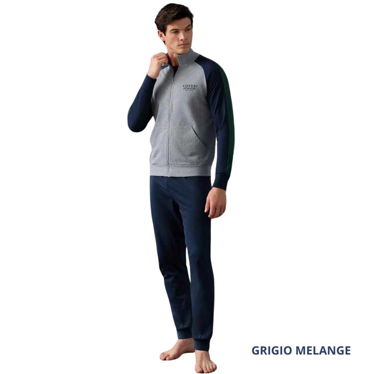 TUTA UOMO FULLZIP COTONE COVERI EA1046 COVERI