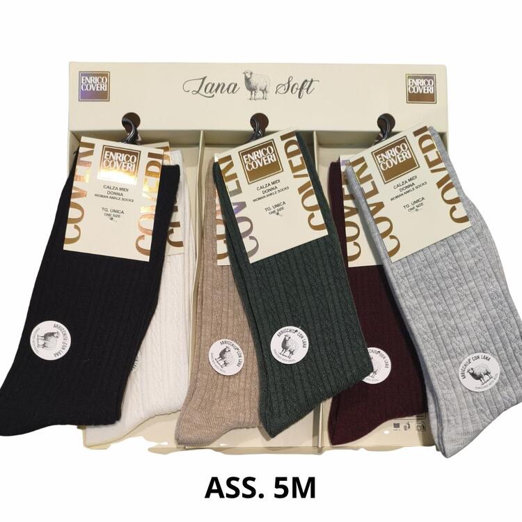 Calza midi donna in misto lana Coveri Lanasoft COVERI