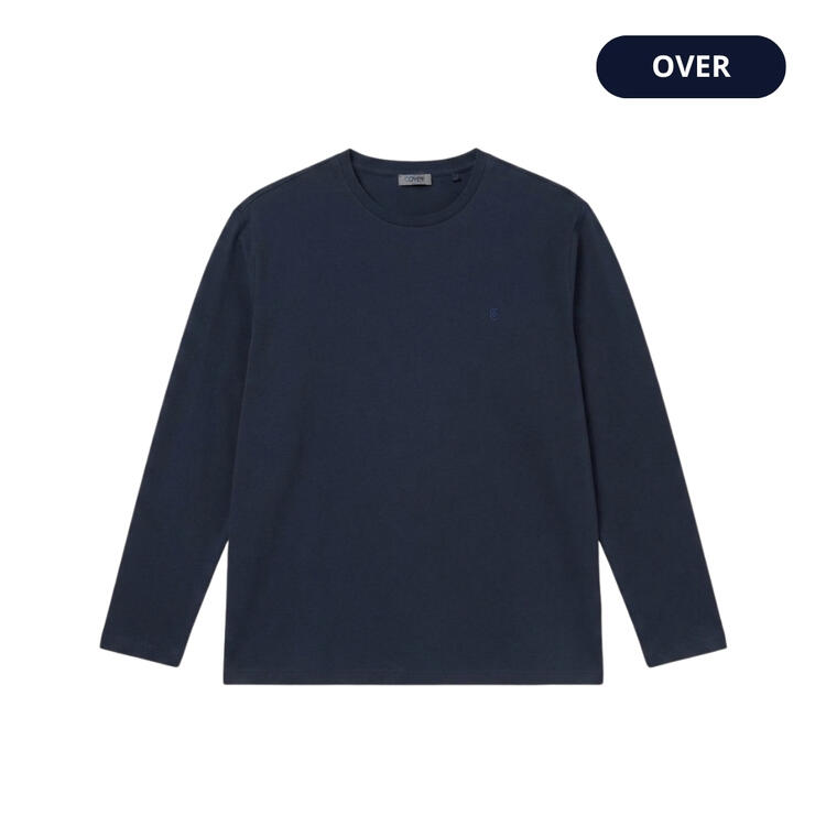 T-shirt uomo over a manica lunga Coveri OTJ2226 3-6XL Coveri Moving