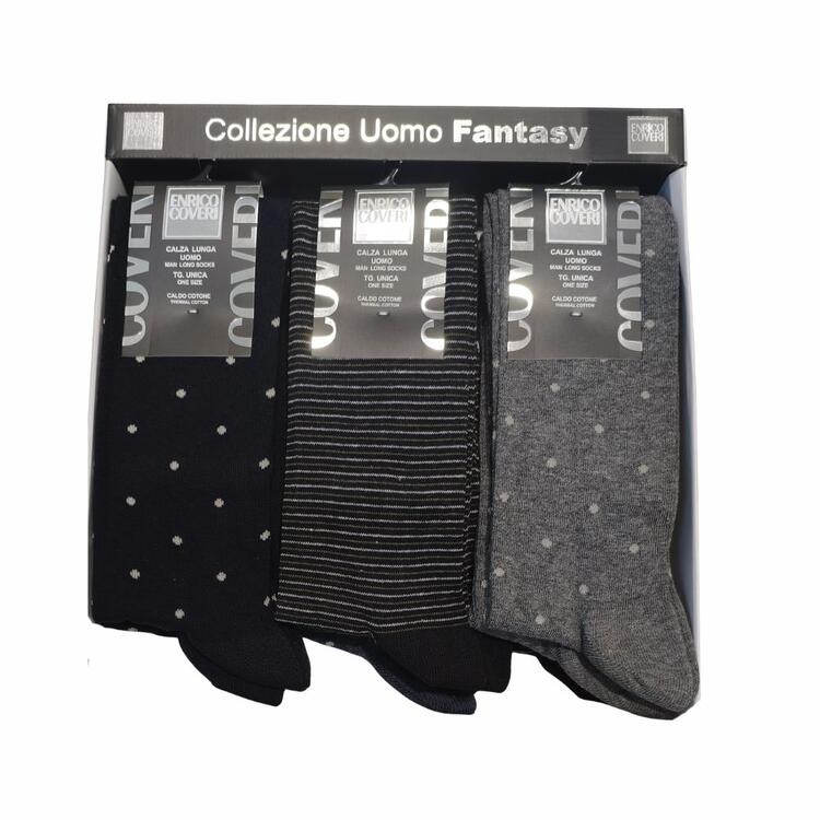 Calza lunga da uomo a fantasia Coveri Winter Line COVERI