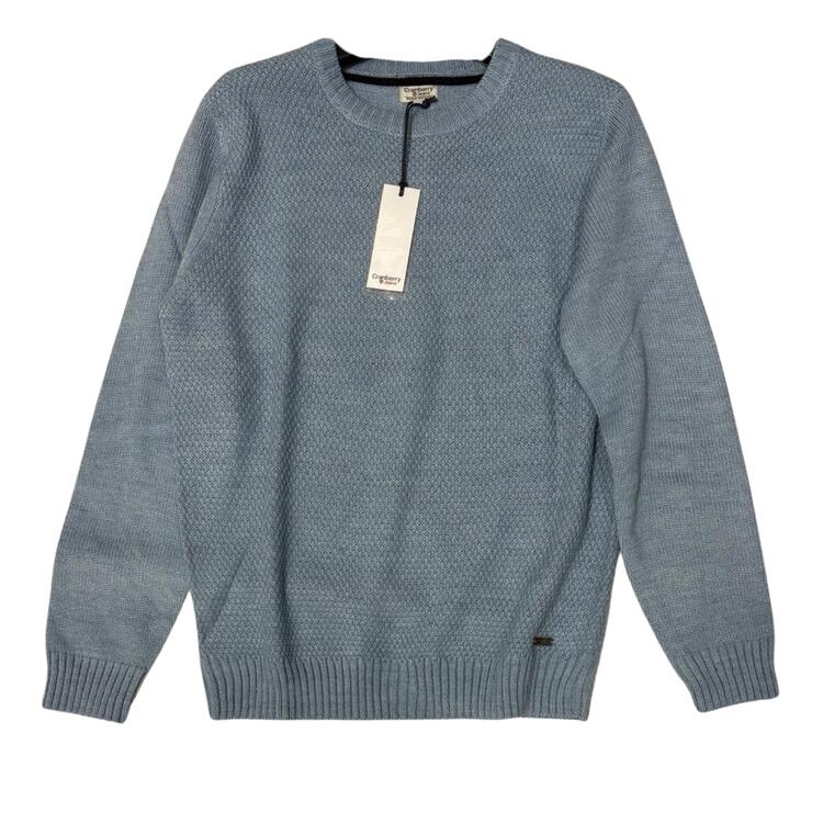 MAGLIONE UOMO IN PUNTO RISO CRANBERRY 20026 Cranberry