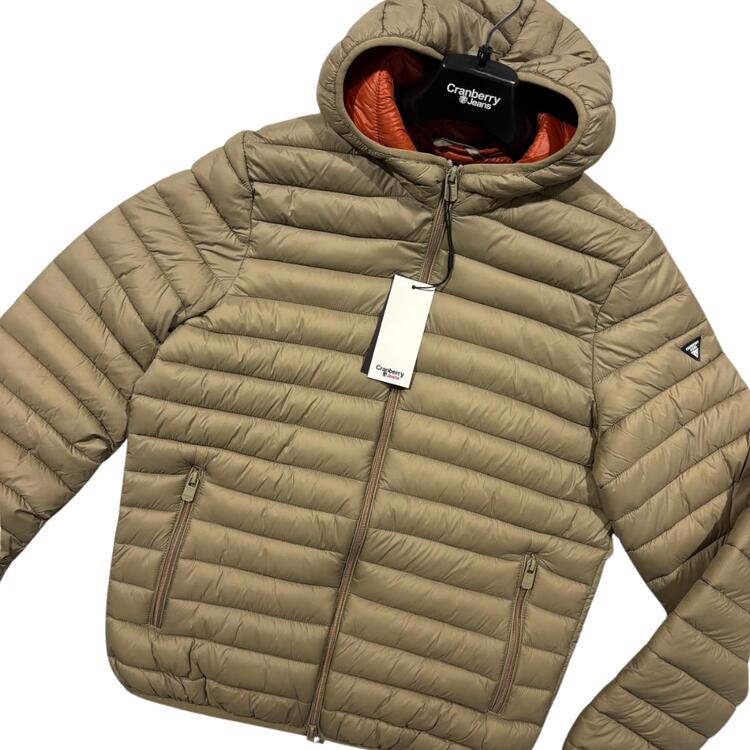 PIUMINO UOMO 100GR CON CAPPUCCIO CRANBERRY CB24003 Cranberry