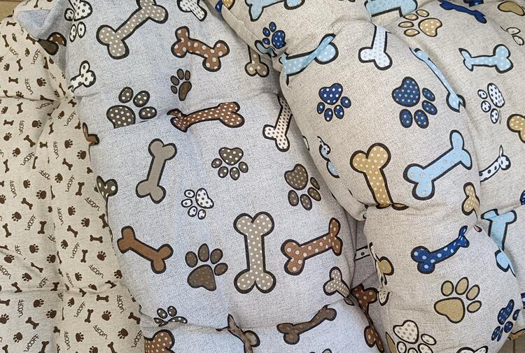 CUSCINO CUCCIA TRAPUNTATA 4 PUNTI LINEA PETS 105x70 LOVELY HOME
