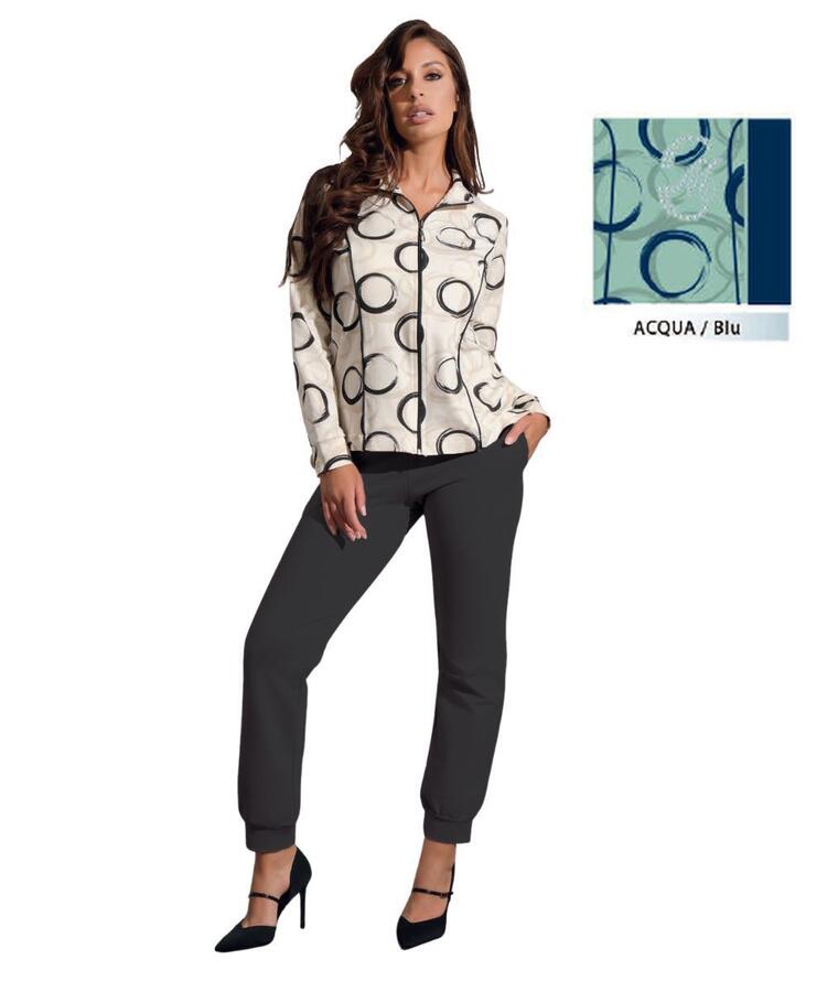 Tuta donna primaverile in cotone Coveri DF5106 Coveri Moving