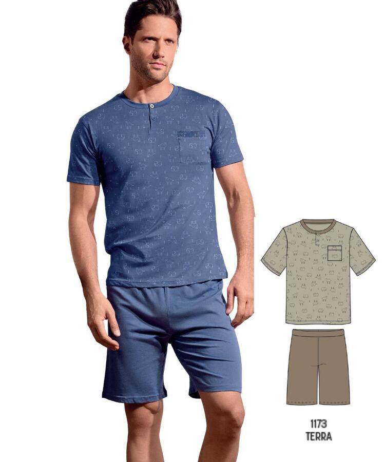 Pigiama uomo corto in jersey di cotone Infiore Uomo DSR754255 INFIOREUOMO