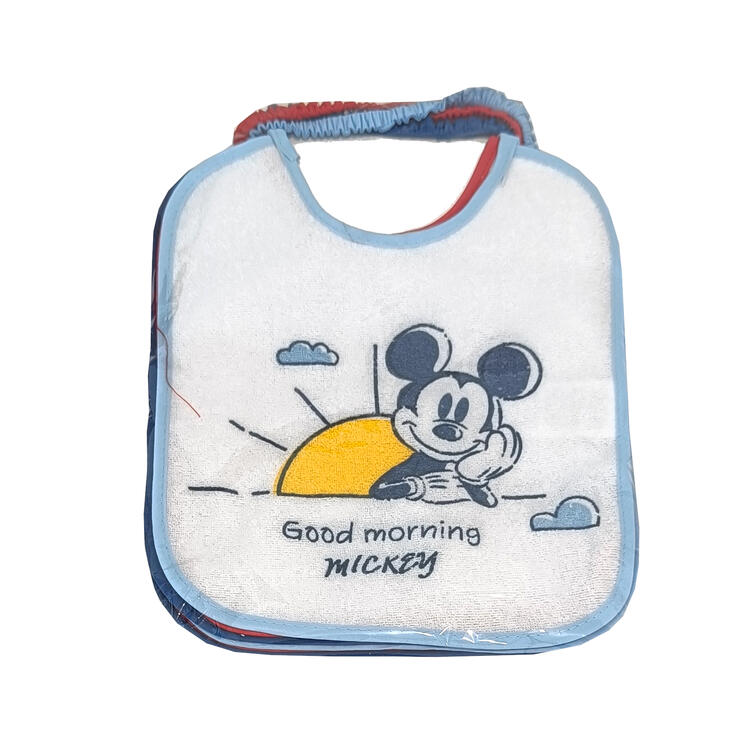 DISNEY MICKEY MOUSE BABY BIBS WITH ELASTIC WD9554 Disney Baby
