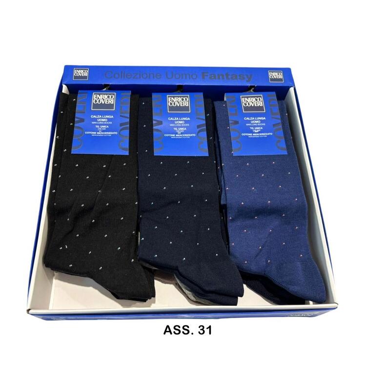 Calzino corto uomo cotone elasticizzato Enrico Coveri Dynamic (1 PAIO) COVERI