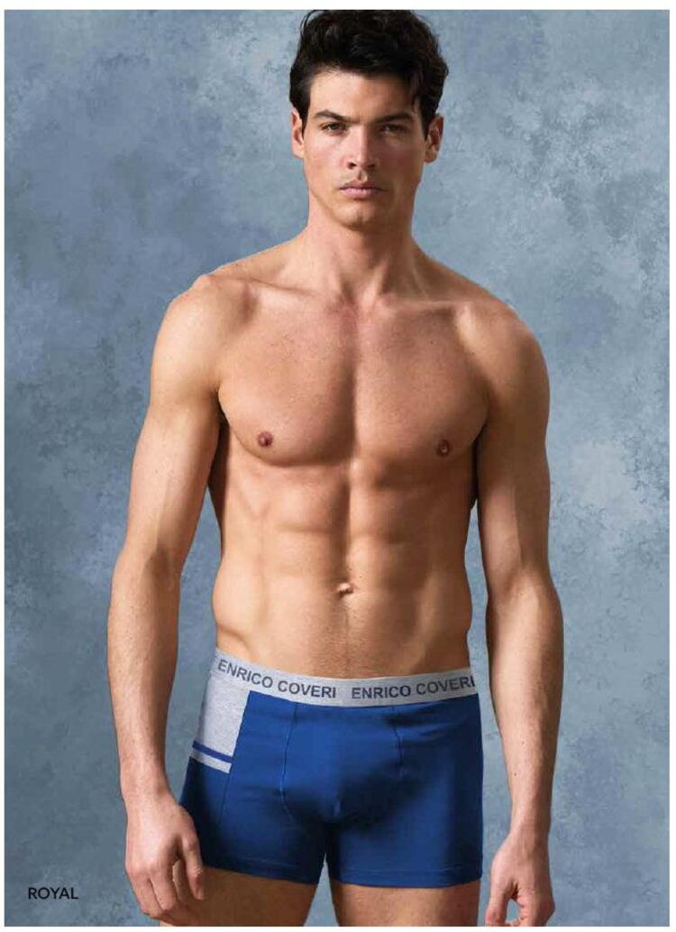 Boxer uomo in cotone elasticizzato Enrico Coveri EB1297 COVERI