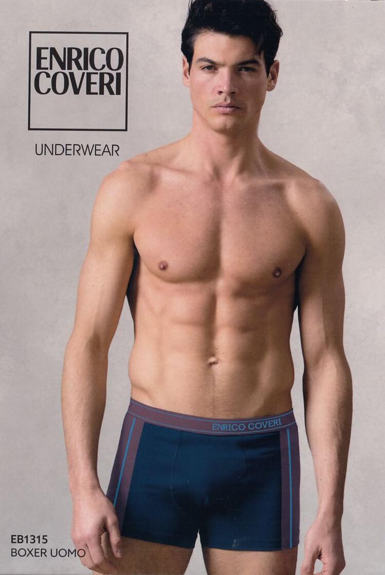 Boxer uomo in cotone elasticizzato Enrico Coveri EB1315 COVERI