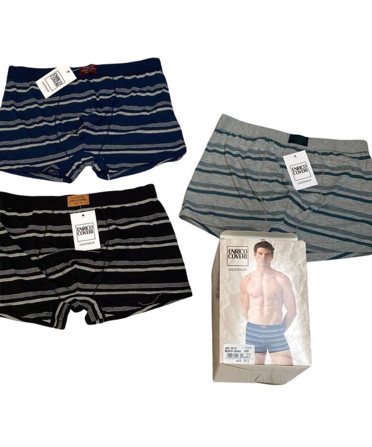 Boxer uomo in cotone elasticizzato Enrico Coveri EB1327 COVERI