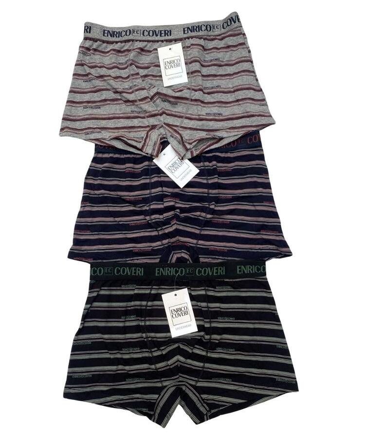 Boxer uomo in cotone elasticizzato Enrico Coveri EB1344 COVERI