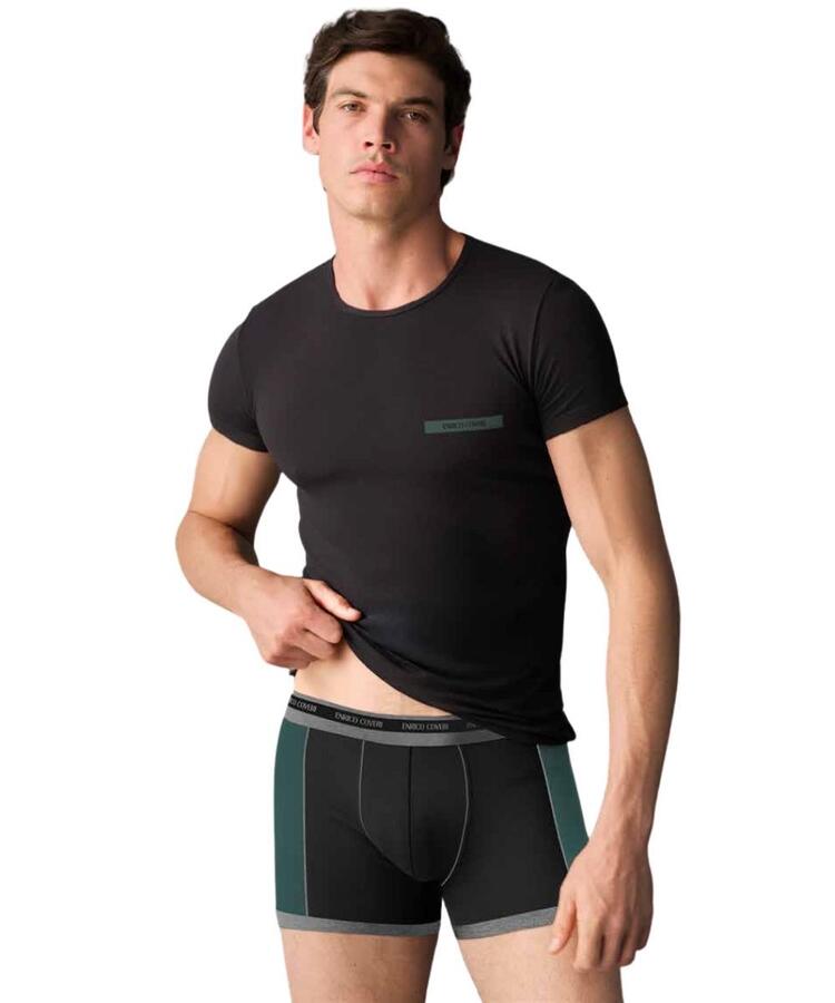 Completo uomo con t-shirt e boxer Enrico Coveri EC1345BX COVERI