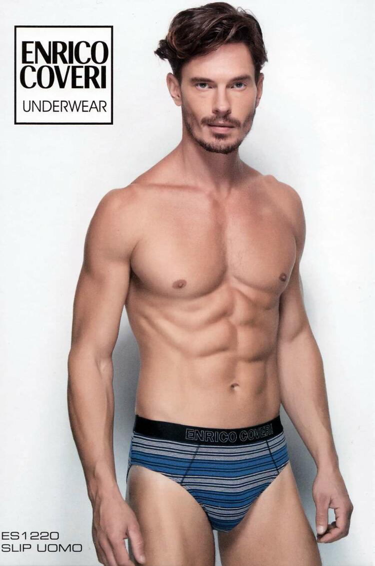 Gruppo 3 slip uomo moda in cotone elasticizzato Navigare 1083Z - Gruppo di  3 SLIP uomo in cotone elasticizzato millerighe tinto in filo ed elastico  logato.COLORI: 1 Grigio melange + 1 Bluette