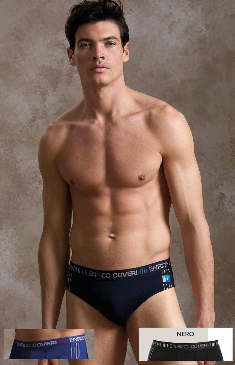 Enrico Coveri ES1282 Stretch Cotton Men's Briefs COVERI