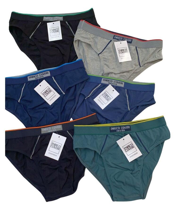 Slip uomo in cotone elasticizzato Enrico Coveri ES1324 COVERI