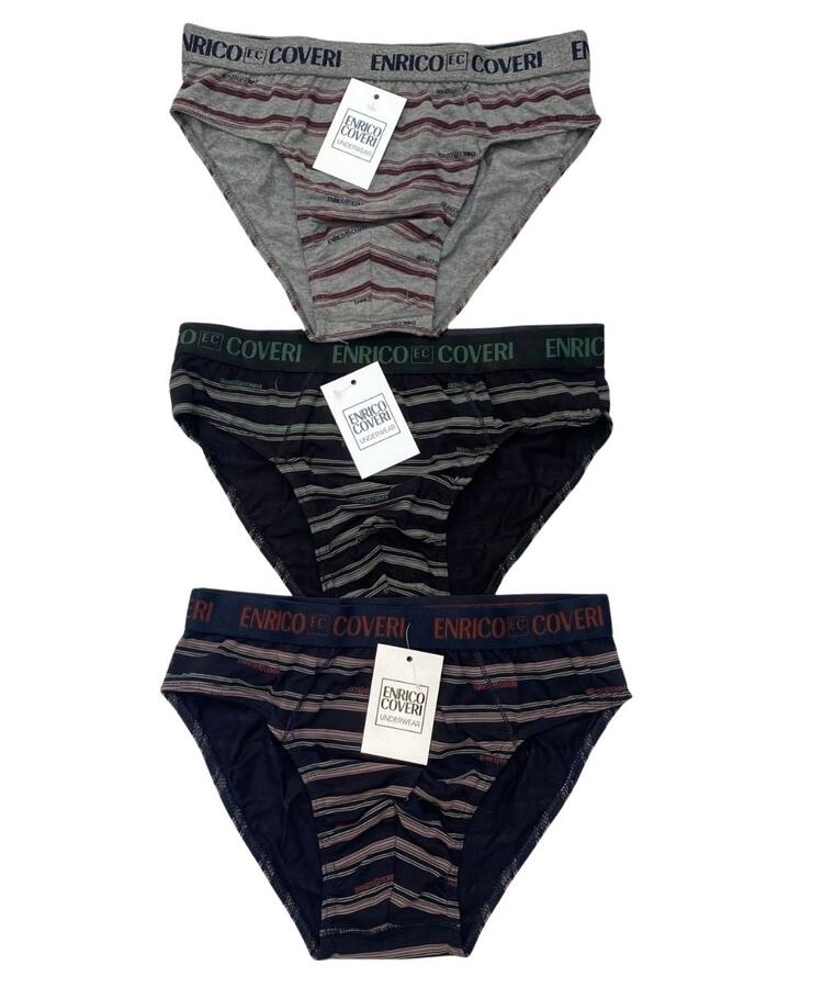 Slip uomo in cotone elasticizzato Enrico Coveri ES1344 COVERI
