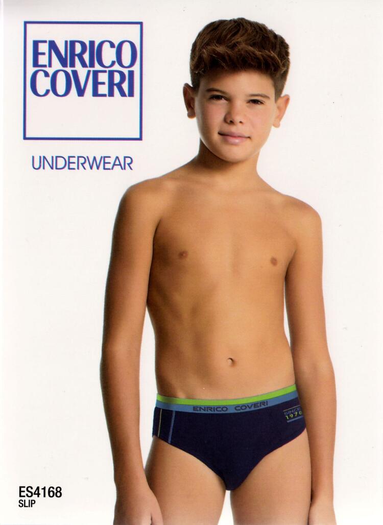 Slip ragazzo in cotone elasticizzato Enrico Coveri ES4155 COVERI