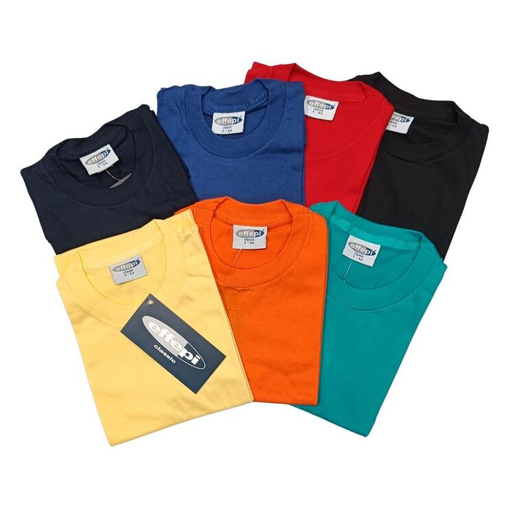 T-SHIRT BAMBINO MANICA CORTA EFFEPI 862/R COLORATO Effepi